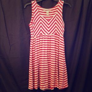 American Rag Pink & White Stripped Dress